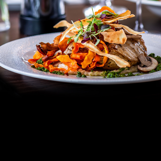 Vegan menu at The White Horse