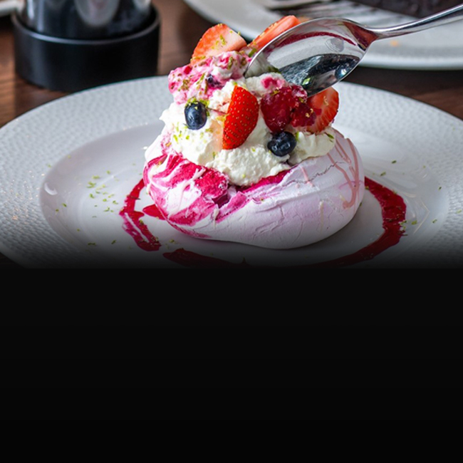 Dessert menu at The White Horse