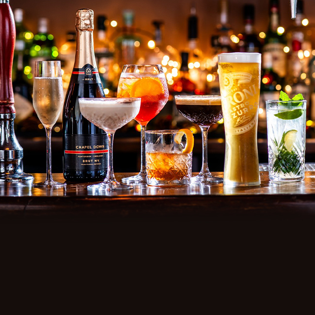 Wine & Drinks menu at The White Horse