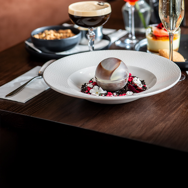 Dessert menu at The White Horse