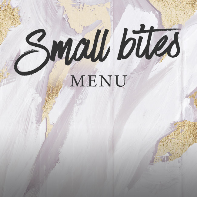 Small Bites menu at The White Horse 